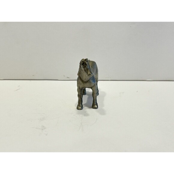 Vintage Collectible Fort Pewter Male Horse Figurine Animal. 2.5” - Picture 5 of 8